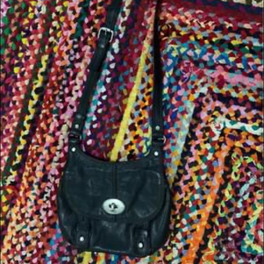 leather Fossil crossbody bag
